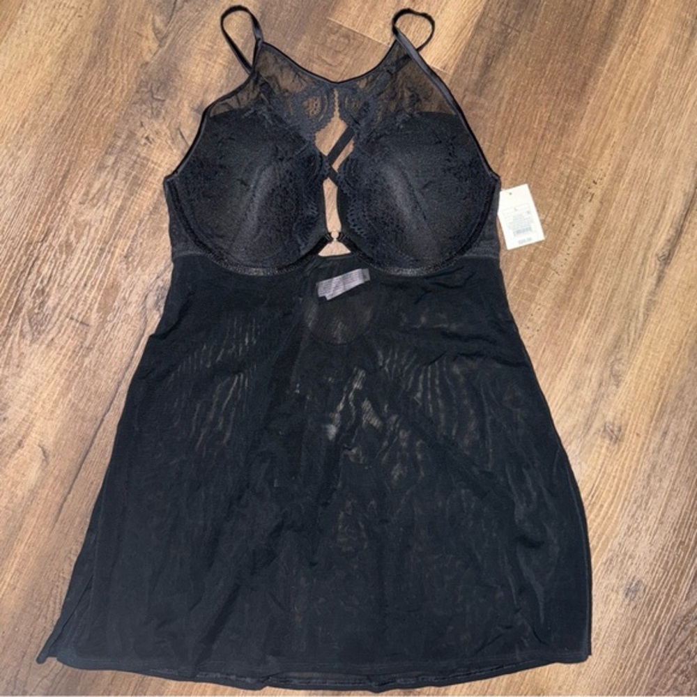 NWT Target Auden Black Lace Slip Lingerie